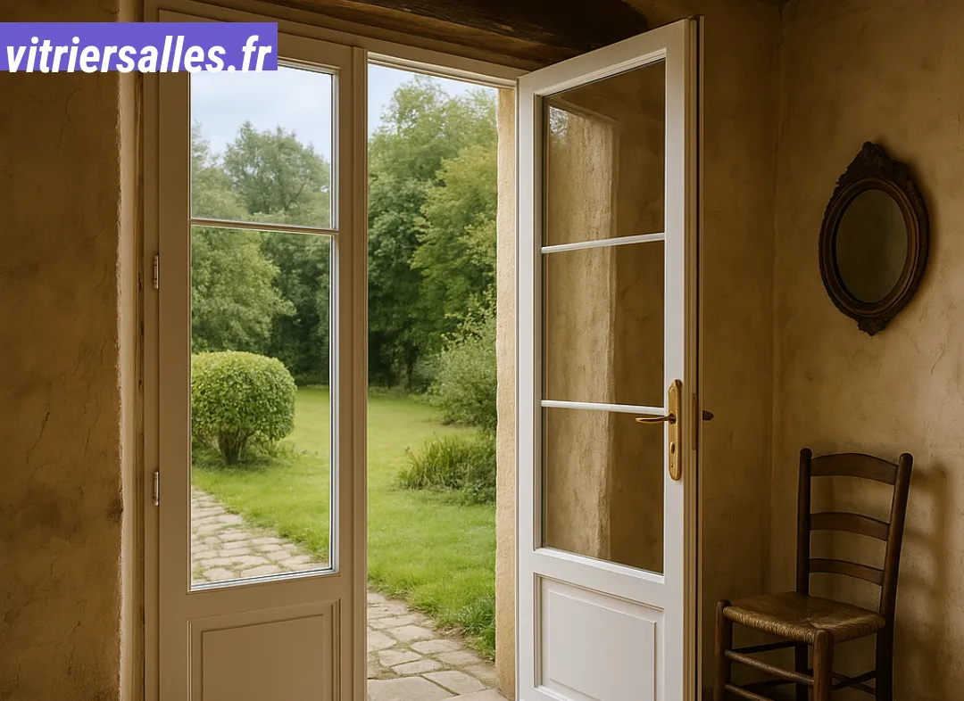 Installation de fenêtre en PVC Salles